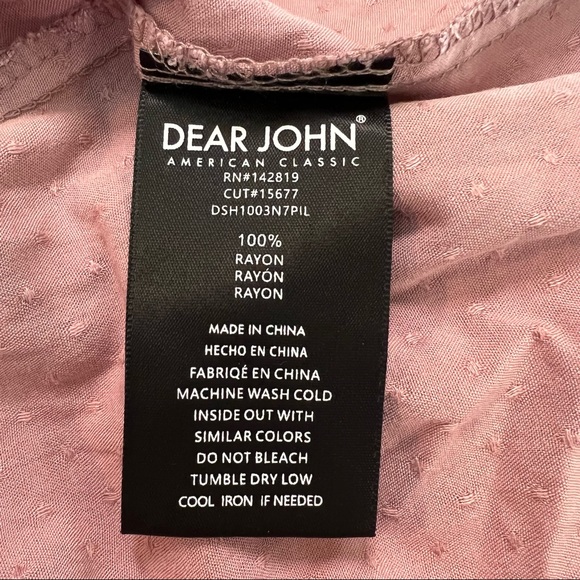 NWT Dear John flowy XS blouse - Picture 8 of 8